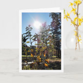 Landschaft im Sommer Karte (Gelbe Blume)