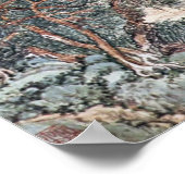 Landschaft im Stil von Chao Meng-Fu von Wang Poster (Ecke)