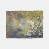 Landschaft im Wald (von Pierre-Auguste Renoir) Fleecedecke (Vorderseite (Horizontal))