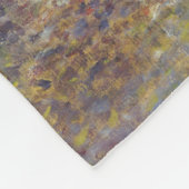 Landschaft im Wald (von Pierre-Auguste Renoir) Fleecedecke (Ecke)