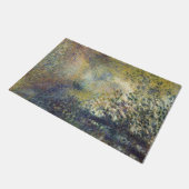 Landschaft im Wald (von Pierre-Auguste Renoir) Fußmatte (Schrägansicht)