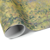 Landschaft im Wald (von Pierre-Auguste Renoir) Geschenkpapier (Rolleneckpunkt)
