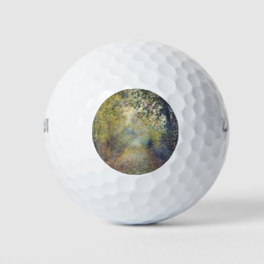 Landschaft im Wald (von Pierre-Auguste Renoir) Golfball (Vorderseite)