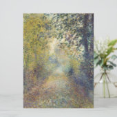 Landschaft im Wald (von Pierre-Auguste Renoir) Karte (Stehend Vorderseite)