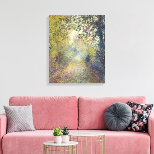 Landschaft im Wald (von Pierre-Auguste Renoir) Leinwanddruck (Insitu (Wohnzimmer))