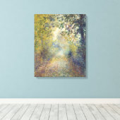 Landschaft im Wald (von Pierre-Auguste Renoir) Leinwanddruck (Insitu (Holzboden))