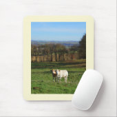 Landschaft im Winter, Frankreich Mousepad (Mit Mouse)