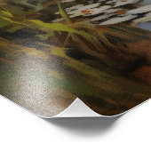 Landschaft Impressionismus Fotodruck (Ecke)