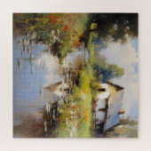 Landschaft Impressionismus Puzzle (Horizontal)