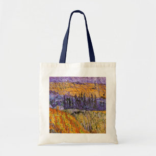 Landschaft in Auvers bei Regen von Vincent van Gog Tragetasche