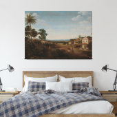 Landschaft in Brasilien, Frans Jansz Post, c. 1665 Leinwanddruck (Insitu (Schlafzimmer))