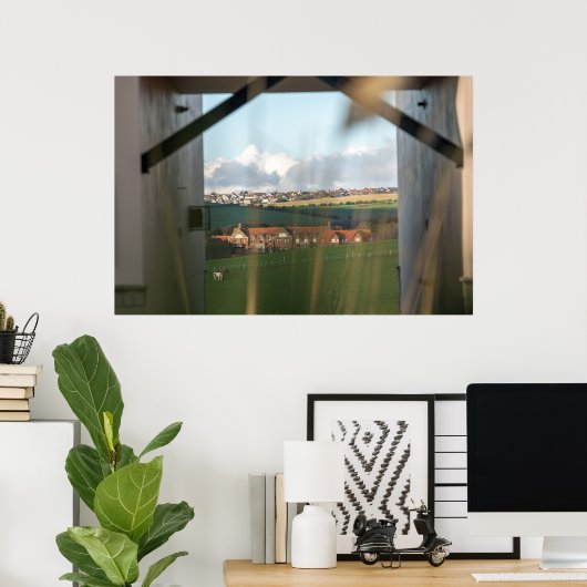 Landschaft in Brighton Poster (Heimbüro)