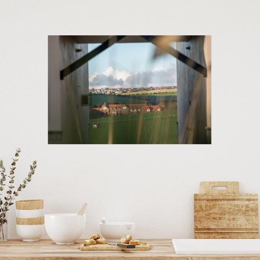 Landschaft in Brighton Poster (Küche)