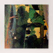 Landschaft in Cagnes, Kunstmalerei, Puzzle (Horizontal)