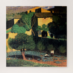 Landschaft in Cagnes, Kunstmalerei, Puzzle