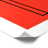 Landschaft in Dänemark Poster (Ecke)