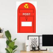 Landschaft in Dänemark Poster (Heimbüro)