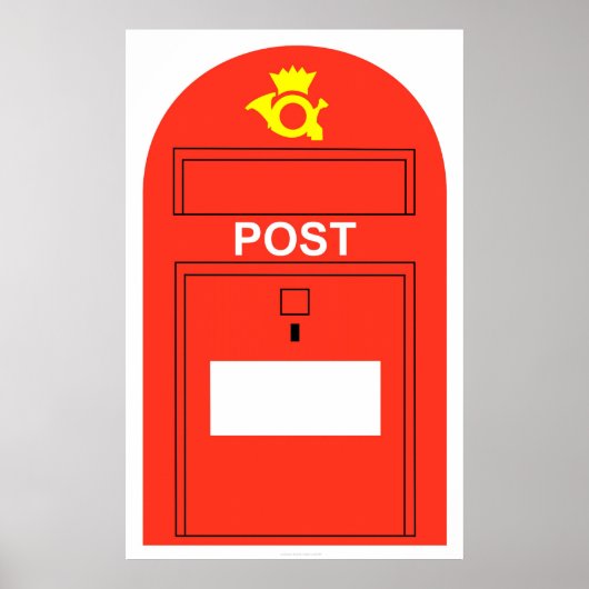 Landschaft in Dänemark Poster (Vorne)