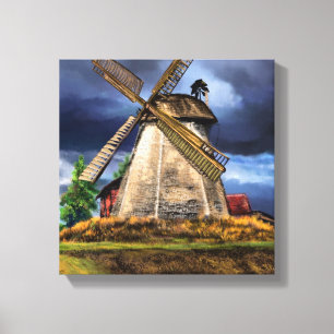 Landschaft in den Niederlanden Leinwanddruck