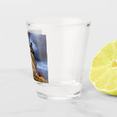 Landschaft in den Niederlanden Shot Glass Schnapsglas (Rechts)