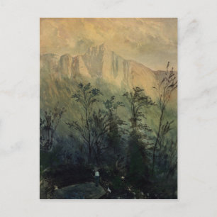 Landschaft in den Vogesen, c.1883 Postkarte