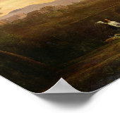 Landschaft in der Dusk Poster (Ecke)