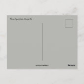 Landschaft in der Mongolei Postkarte (Rückseite)