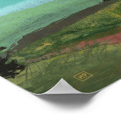 Landschaft in der Nähe des Zuhauses Poster (Ecke)