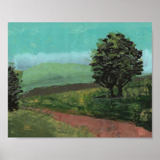 Landschaft in der Nähe des Zuhauses Poster (Vorne)