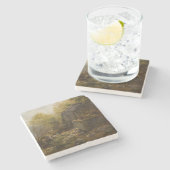 Landschaft in der Nähe von Conway, North Wales (na Steinuntersetzer (Seitenansicht)