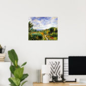 Landschaft in der Nähe von Essoyes Poster (Heimbüro)