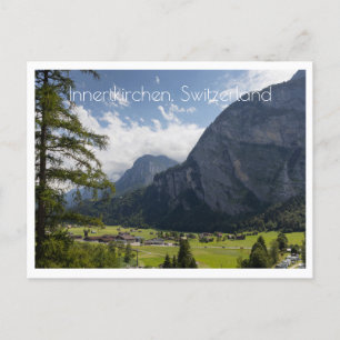 Landschaft in der Nähe von Innertkirchen, Schweiz Postkarte
