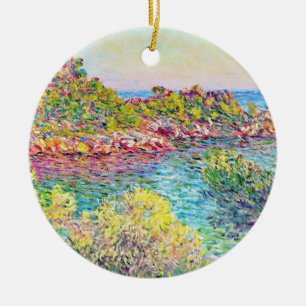 Landschaft in der Nähe von Monte Carlo (von Claude Keramik Ornament