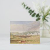 Landschaft in der Nähe von Swansea, Südwales (Öl a Postkarte (Stehend Vorderseite)