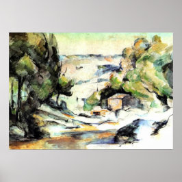 Landschaft in der Provence - Paul Cezanne - c1880 Poster