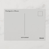 Landschaft in der Ukraine Postkarte (Rückseite)