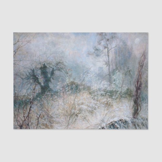 Landschaft in Dis von Julia Beck Seidenpapier (Vorderseite)