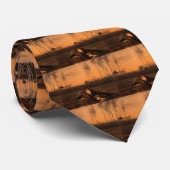 Landschaft in Dusk von Vincent van Gogh Krawatte (Gerollt)