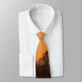 Landschaft in Dusk von Vincent van Gogh Krawatte (Gebunden)