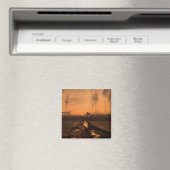 Landschaft in Dusk von Vincent van Gogh Magnet (In Situ (Geschirrspüler))