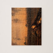 Landschaft in Dusk von Vincent van Gogh Puzzle (Vertikal)