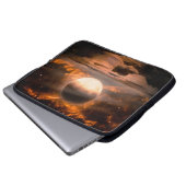 Landschaft in fantasievoller Alien mit flammendem Laptopschutzhülle (Vorne Knopf)