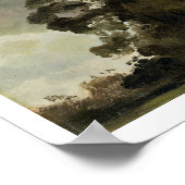 Landschaft in Hampstead, Baumwolken und Sturmwolke Poster (Ecke)
