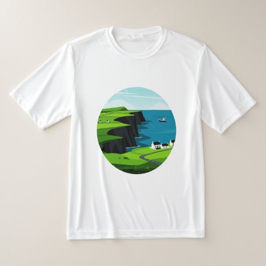 Landschaft in Irland T-Shirt (Ablage )