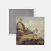 Landschaft in Italien Magnet (Vorderseite/Rückseite)