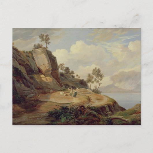 Landschaft in Italien Postkarte (Vorderseite)