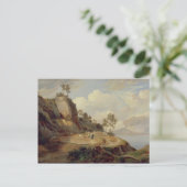 Landschaft in Italien Postkarte (Stehend Vorderseite)