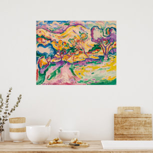 Landschaft in La Ciotat Georges Braque Poster