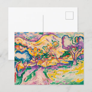 Landschaft in La Ciotat Georges Braque Postkarte