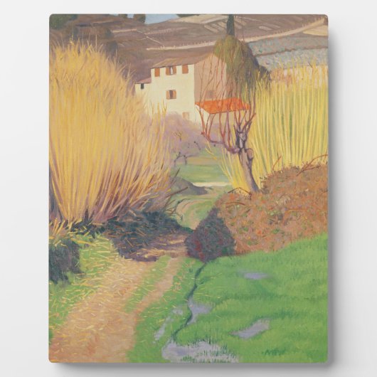 Landschaft in Lagnes, 1921 Fotoplatte (Vorderseite)